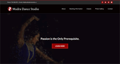 Desktop Screenshot of mudradancestudio.us